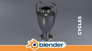 Making the UEFA Champions League Trophy in Blender 2.8