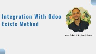 Json RPC | Integration With Odoo  | Exists Method  | Postman #16 - Arabic