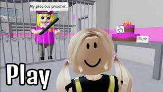 ПОБЕГ от ЖЕНЫ ВОНЮЧКИ БАРРИ Roblox!Police girl prison run