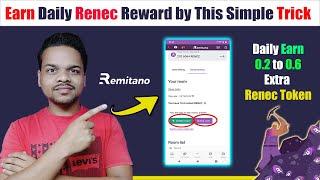 How to Earn Daily Renec Token Rewards from Remitano Exchange With Just These Settings ? With Proof !