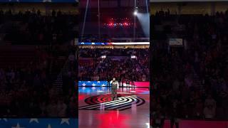 Miriam Lopez National Anthem #blazers #nationalanthem #singing#liveperformance