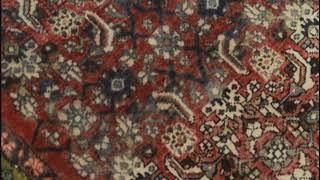 Noori Rug Vintage Kaelyn Red/Lt. Green, 2'9" x 9'7"