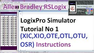 LogixPro Simulator Tutorial No 1 - PLC Training - PLC Free Course