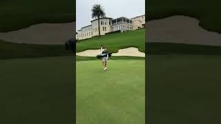 Morgan McDonough with the ACE at Olympic Club...