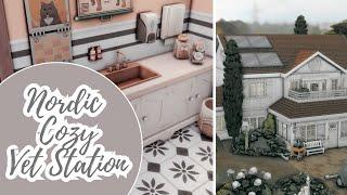 Sims 4 ° Stop Motion ° Sims 4 Cats and Dogs ° Nordic Cozy Vet Station ° Brindleton Build ° No CC