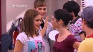 Violetta 1 - Violetta les dice que se beso con León (01x35)