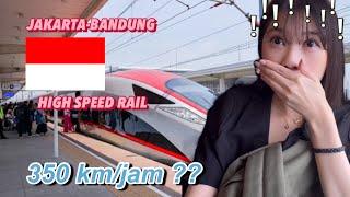 TRY Indonesia's New High-SpeedTrain(Jakarta To Bandung)