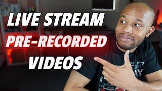 How To Live Stream Pre-Recorded Videos On Facebook, YouTube & More With Scheduled Date And Date