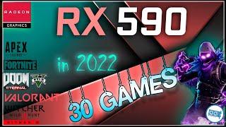 *AMD Radeon  RX 590 8gb in 30 GAMES   |2021-2024