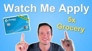 Best Grocery Card for New Applicants - Watch Me Apply - Chase Freedom Flex Card