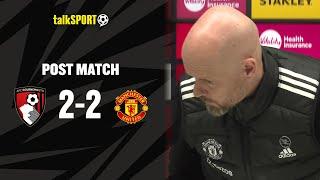 ANGRY Erik Ten Hag STORMS OUT Of His Press Conference After Man United Draw With Bournemouth 