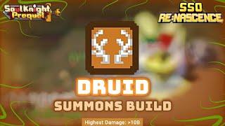 SS0 +10B DRUID SUMMONS BUILD | Soul Knight Prequel