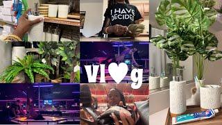 VLOG: work + shopping + new bathroom decor 