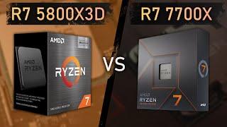Ryzen 7 5800X3D vs Ryzen 7 7700X - Gaming Benchmarks