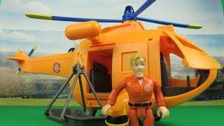  Feuerwehrmann Fireman Sam Wallaby 2 Helicopter  Unboxing