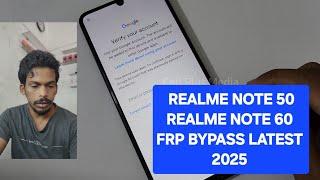 How to bypass frp lock Realme Note 50 latest version 2025 | Realme Note 50 frp kaise thode