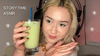 asmr storytime + matcha latte 