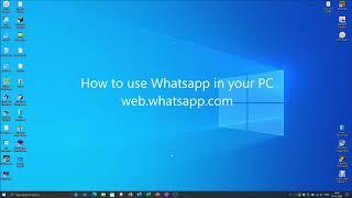 Tutorial | How to use WhatsApp in your PC | WHATSAPP WEB | The Tech Ideas