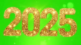 2025 Green Screen Effect | Happy New Year Green Screen Video | Free to Use |