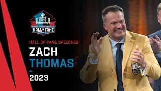 Zach Thomas' Full Hall of Fame Speech | 2023 Pro Football Hall of Fame | NFL