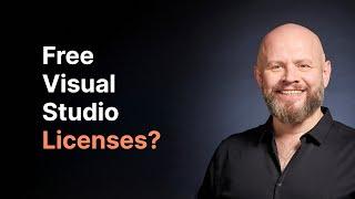 Free Visual Studio licenses - are they free?