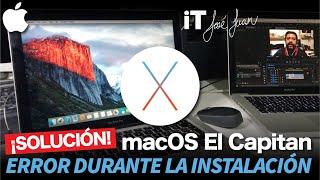   SOLUCIÓN   Esta copia de la aplicación Instalar OS X El Capitan no se puede verificar.