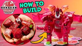 How To Build GEOFORGE DRAGONOID - Bakugan Toy Step-by-Step Instructions & Assembly Tutorial