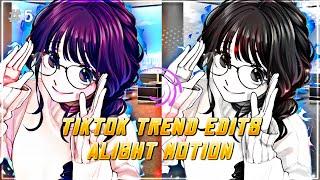 Trending Tiktok Anime edits Presets | Alight Motion [ XML+Materials]