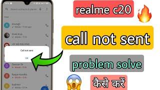 how to solve realme c20 call not sent problem ||realme c20 call not sent