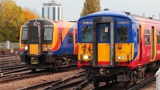 The Busiest Railway Station ! Incredible Clapham Junction (London) at peak time