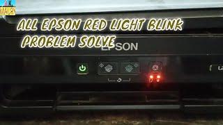 Epson error L220 L380 L800 L210 L360 | Service Required Solution | Red Light Blinking in Hindi Video