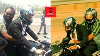 Thala ajith real stunt | Thala Ajith Bike  Stunt Scene | Bike Stunt I | Thala Ajith fan Status Video