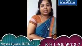 IELTS Kerala - Nayana Vijayan  (IELTS -8), Kottayam & Trivandrum