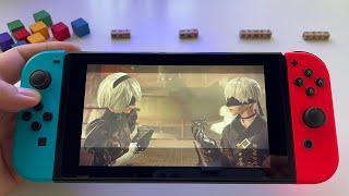 NieR:Automata The End of YoRHa Edition - Nintendo Switch handheld gameplay - part 2