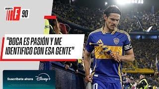 "LA GENTE DE BOCA ME DEMOSTRÓ CARIÑO DESDE QUE LLEGUÉ", Cavani en exclusiva en #ESPNF90