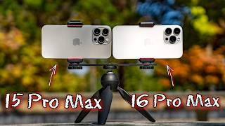 iPhone 16 Pro Max vs 15 Pro Max Camera Video Test