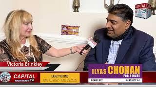 Victoria Brinkley with Ilyas Chohan