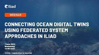 Connecting ocean digital twins using federated system approaches in ILIAD