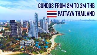 Pattaya Condos from 2M to 3M THB