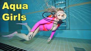 Scuba Diving Girl Hot Pink