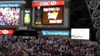 Happy Birthday Zyzz at the Hong Kong Sevens