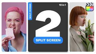Multiscreen (2 split-screen) | Final Cut Pro & Apple Motion Template | Tutorial