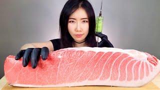 [ASMR] Whole Bluefin Tuna Belly Mukbang ft. Wasabi Cream