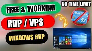 How to Create Window RDP for Free 2025 | No Crédit/Débit Card Required | Get Free RDP/VPS Server