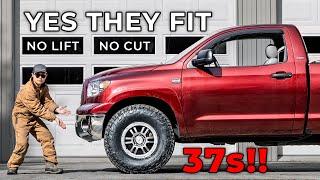 But How?? | MAX Tire On Any Truck | Stock Tundra On 37s