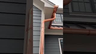 Sunrise Half Round Copper Gutter Parts