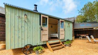 Luxurious The Kingates Farm Shepherds Hut Cottage | Living Design Tiny House