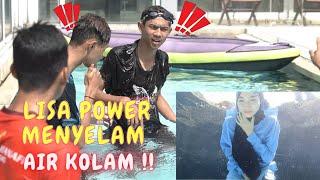 LISA POWER MENYELAM AIR KOLAM !! SIAPA BOLEH TAHAN LAMA?