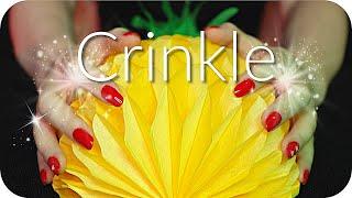 ASMR Careful Crinkles to Give YOU Tingles  (NO TALKING) Plastic, Paper, Crinkly Rain Coat, Vinyl +