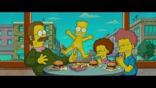 Simpsons movie [HD 1080p] | Bart naked scene movie clip (2007)